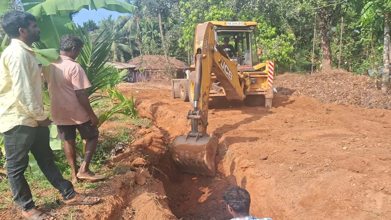hosangadi government road encroachment clearance udupi