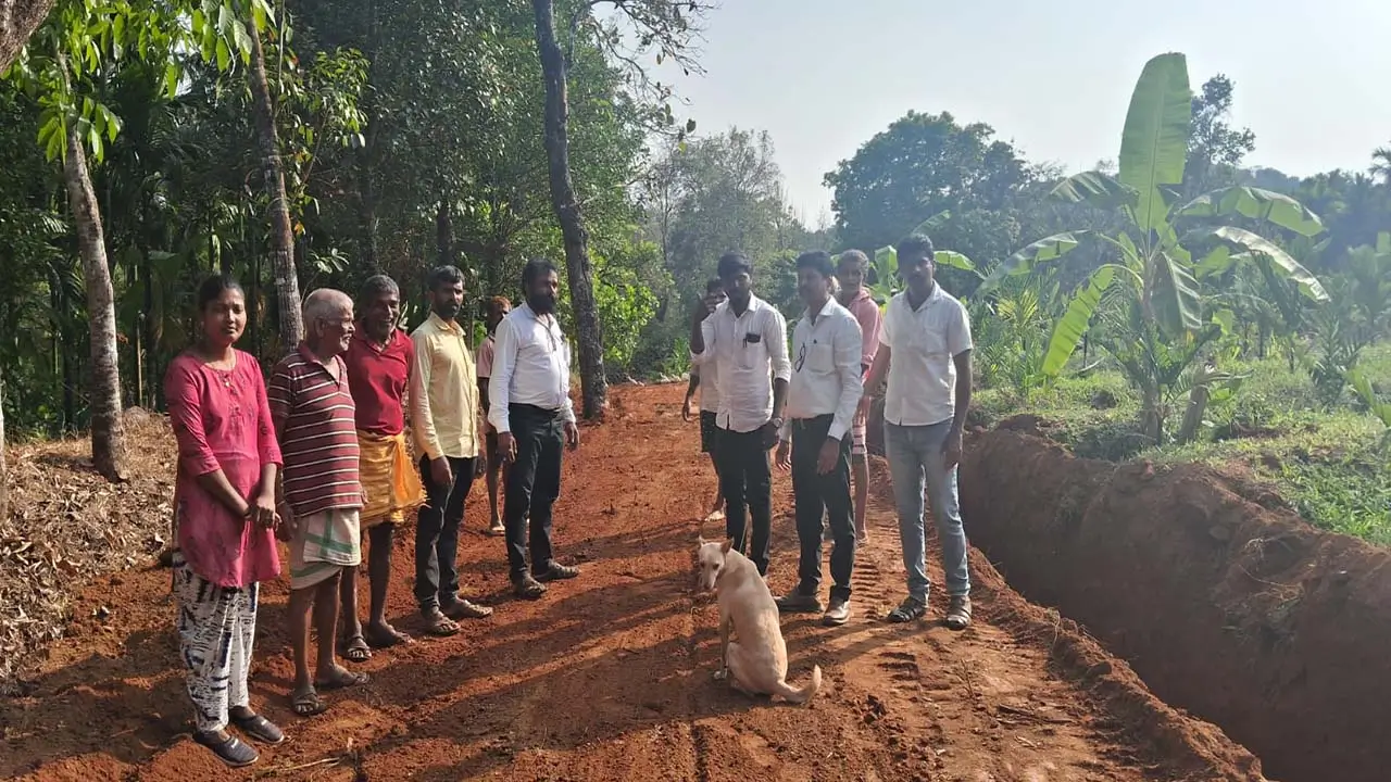 hosangadi government road encroachment clearance udupi