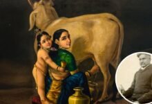 raja ravi verma yashoda krishna painting