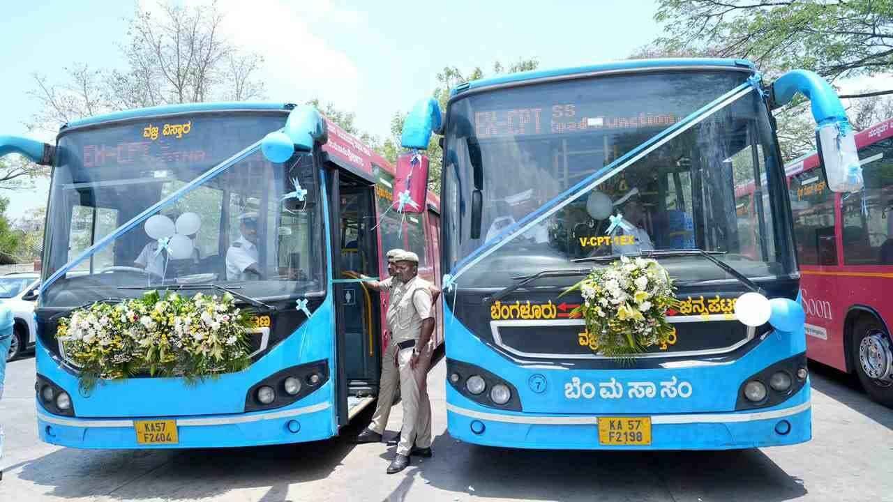 ಬೆಂಗಳೂರು ಮತ್ತು ಚನ್ನಪಟ್ಟಣ ನಡುವೆ ವಜ್ರ ವಿಸ್ತಾರ ಎಸಿ ಬಸ್ ಸೇವೆ ಆರಂಭ