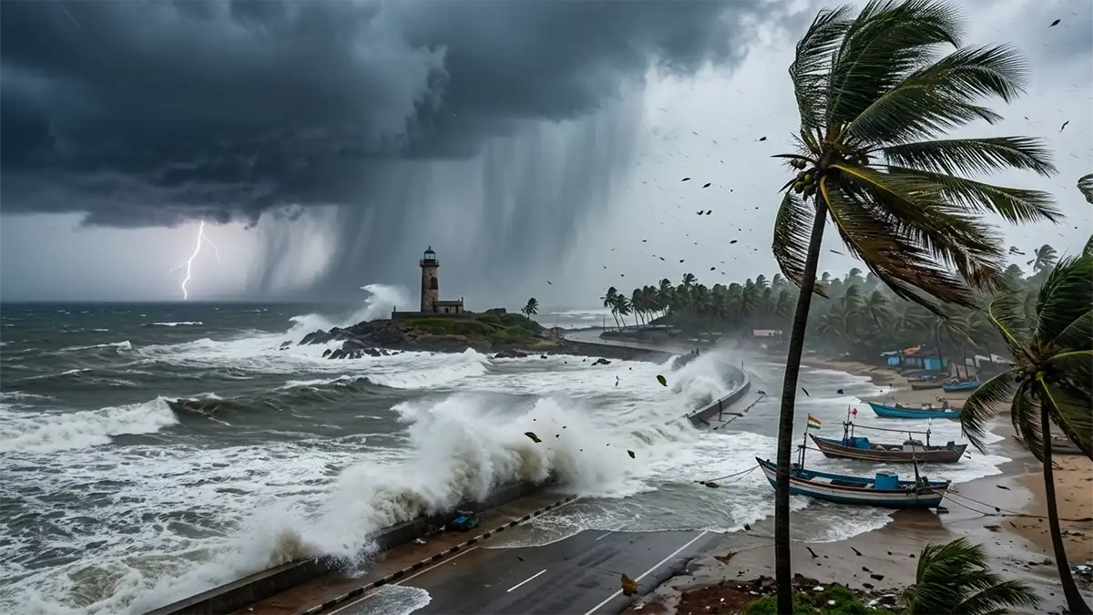 ನಾಳೆ ಕರಾವಳಿಯಲ್ಲಿ ಮಳೆಯ ಆರ್ಭಟ : ಗಂಟೆಗೆ 60 ಕಿ.ಮೀ ವೇಗದಲ್ಲಿ ಗಾಳಿ, ಹವಾಮಾನ ಇಲಾಖೆ ಎಚ್ಚರಿಕೆ