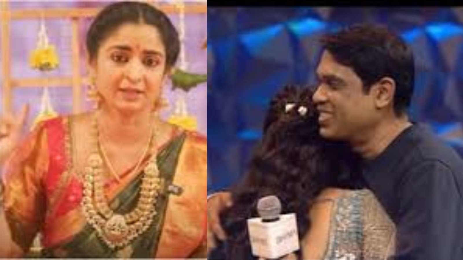 Bhagyalakshmi serial Sushma Rao introduces her husband and son in Colours Kannada Anubandha Awards