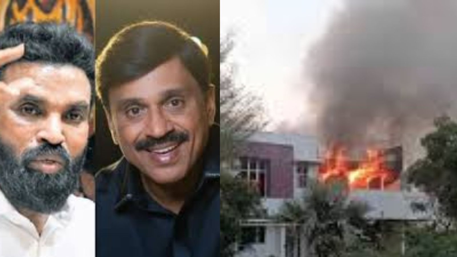 Fire breaks at Janardhan Reddy Sriramulu model house in Bellary